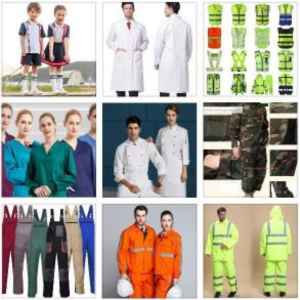 Variety of uniforms provided by Trade Mark Group in Qatar.